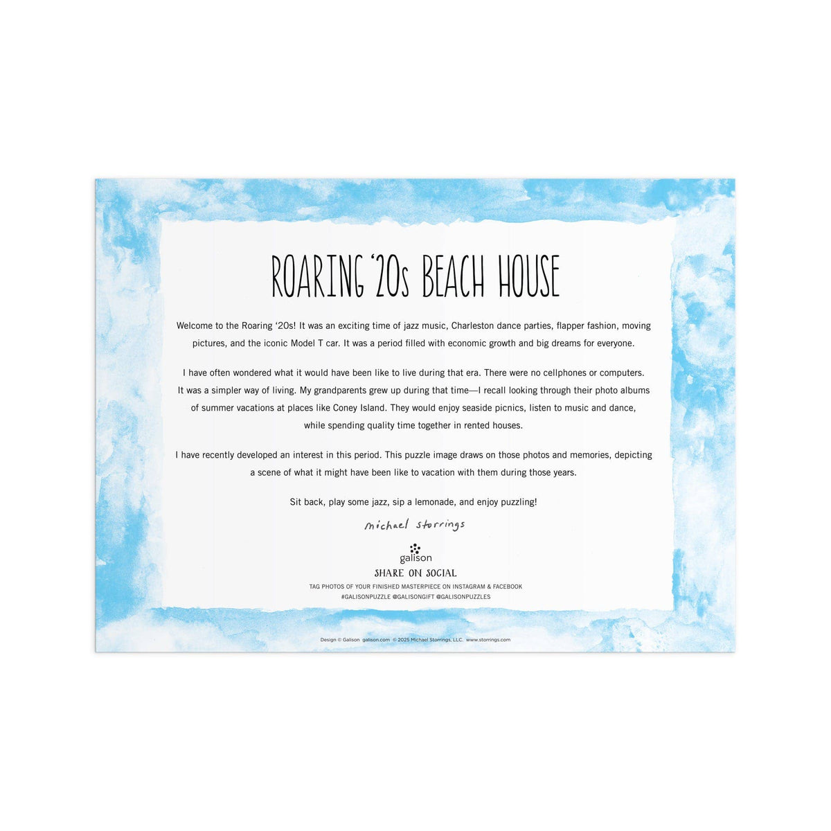 Roaring 20s Beach House Puzzle