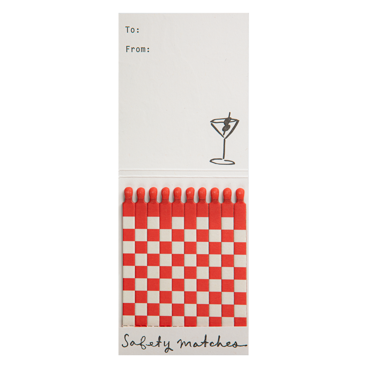 Cow Martini Matchbook