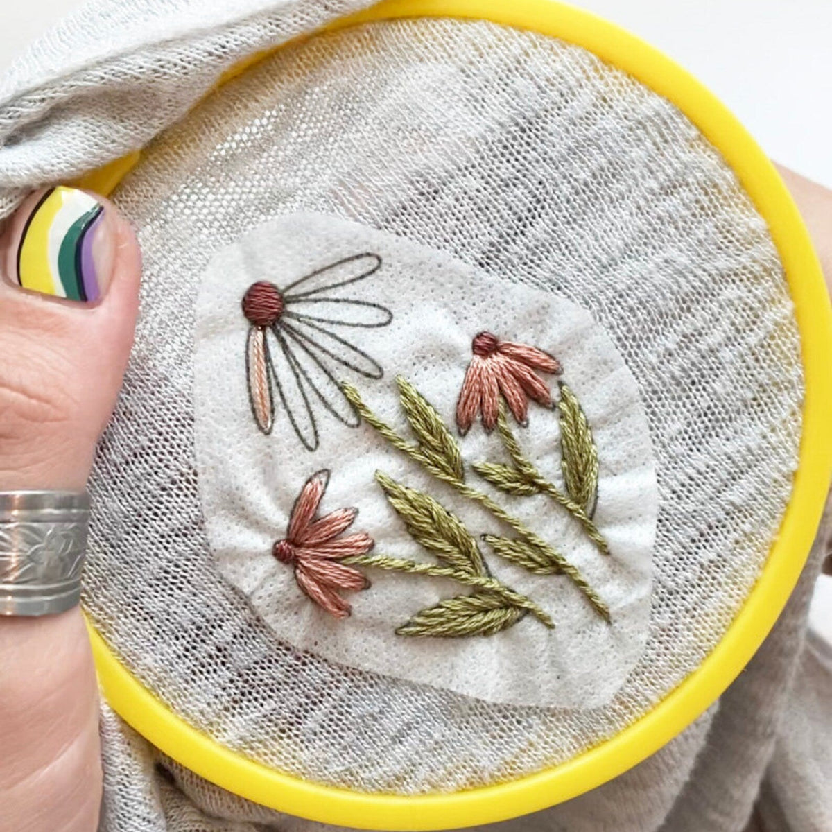 Wildflower Embroidery Stick and Stitch
