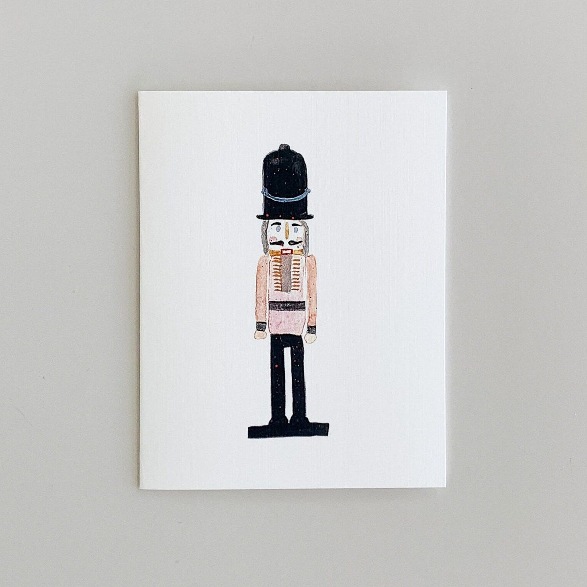 Nutcracker Watercolor Greeting Card