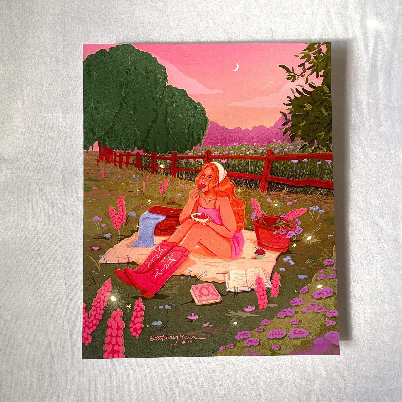 Strawberry Patch Print