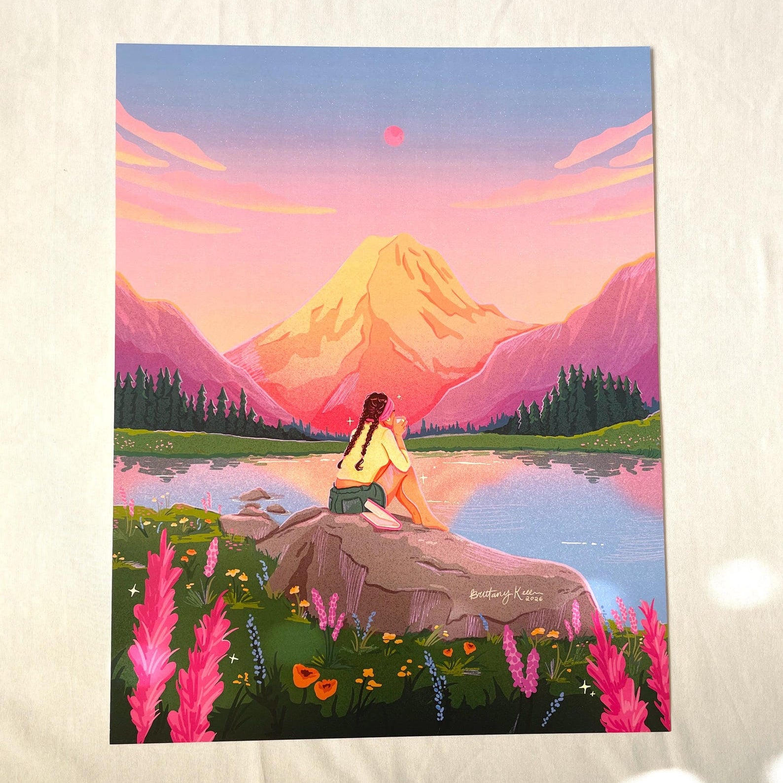 Hidden Lake Print
