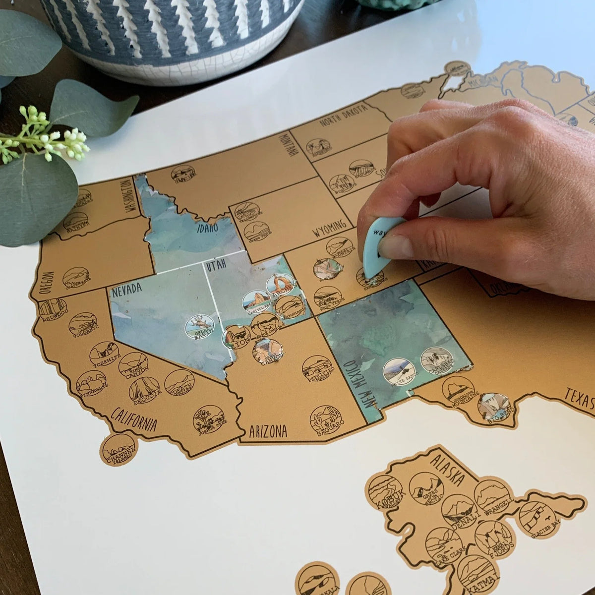 US Scratch Off Maps