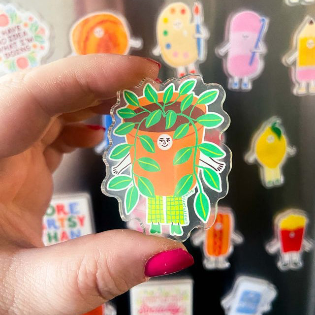 Plant Lady Magnet