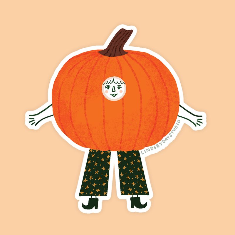 Paula Pumpkin Magnet