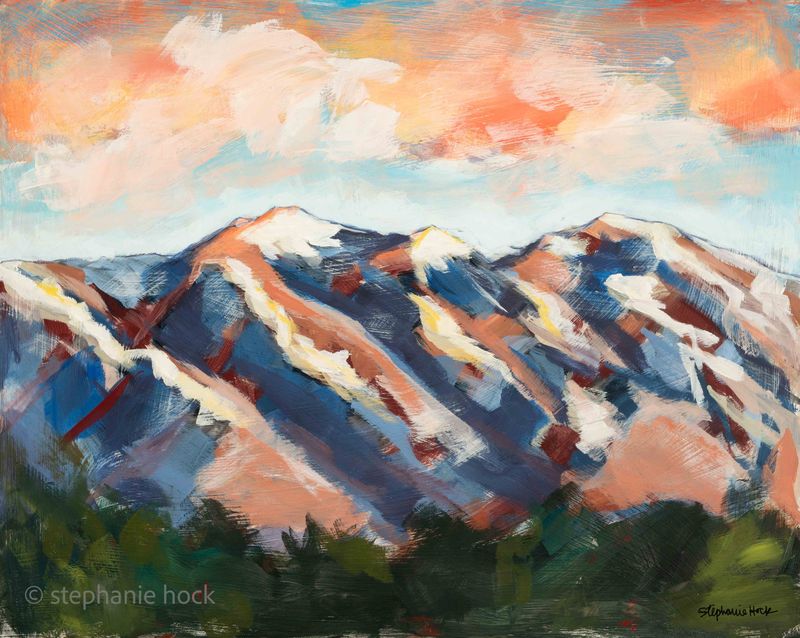 Majestic Mountains II Print