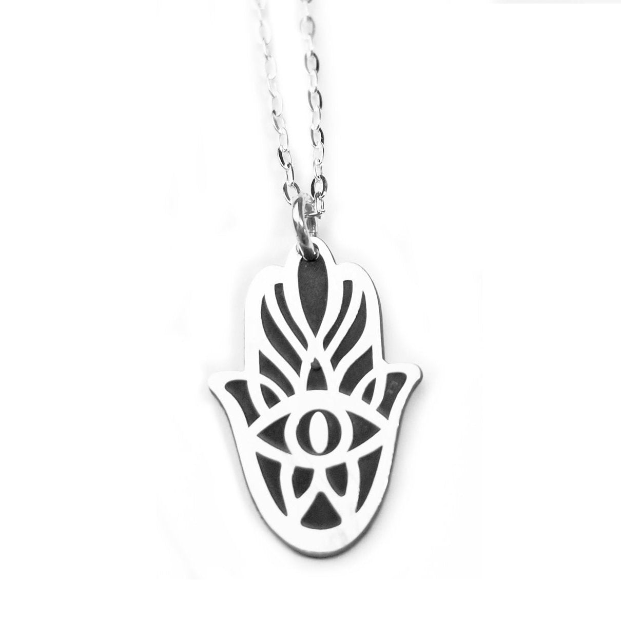 Evil Eye Hand Necklace