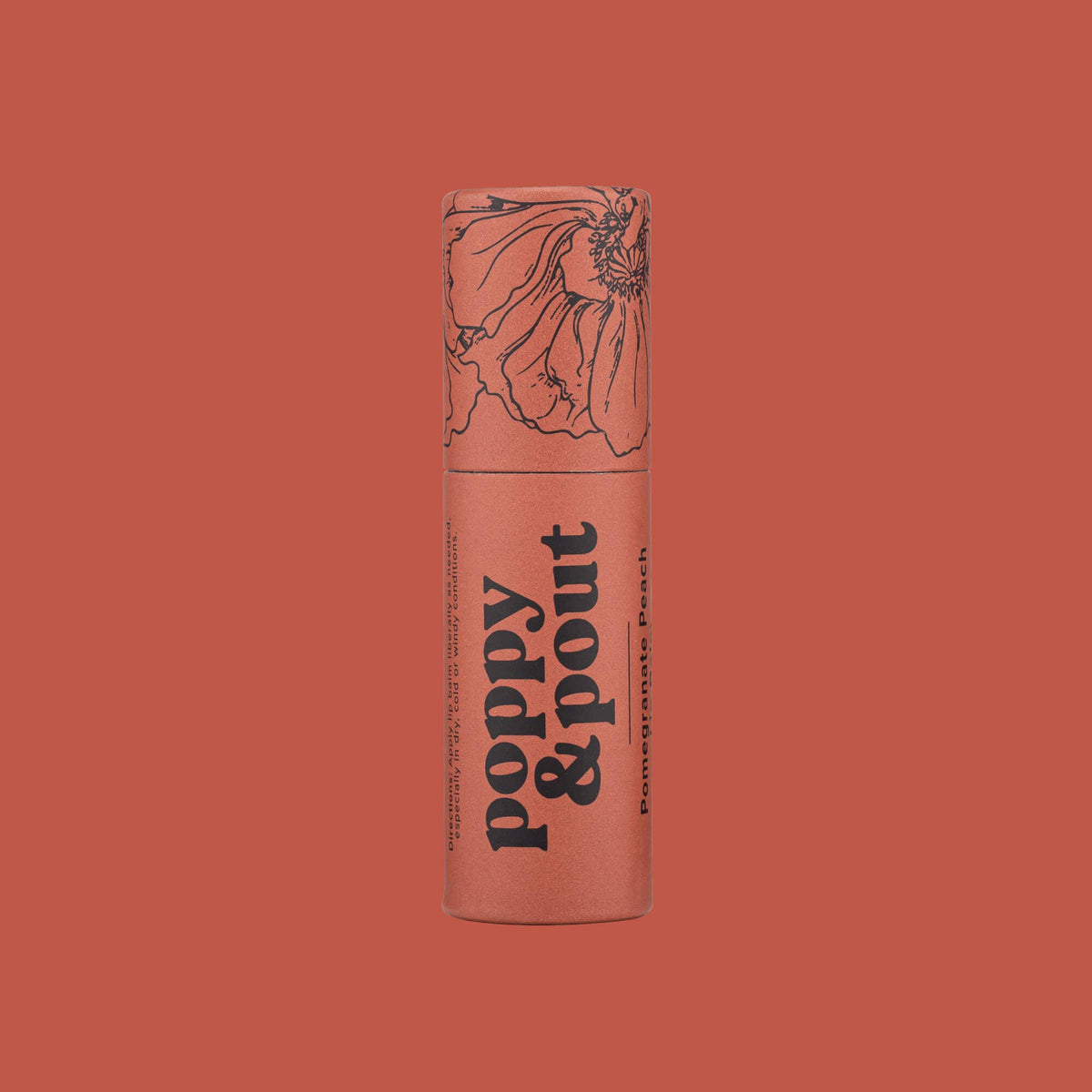 Pomegranate Peach lip balm