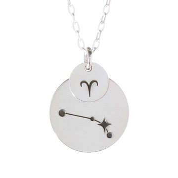 Layered Zodiac Constellation Necklace - DarkStar Jewelry