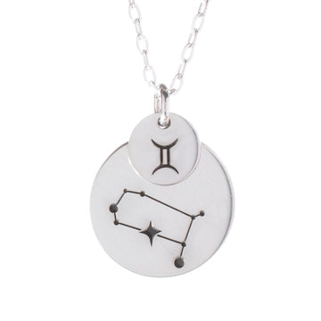 Layered Zodiac Constellation Necklace - DarkStar Jewelry