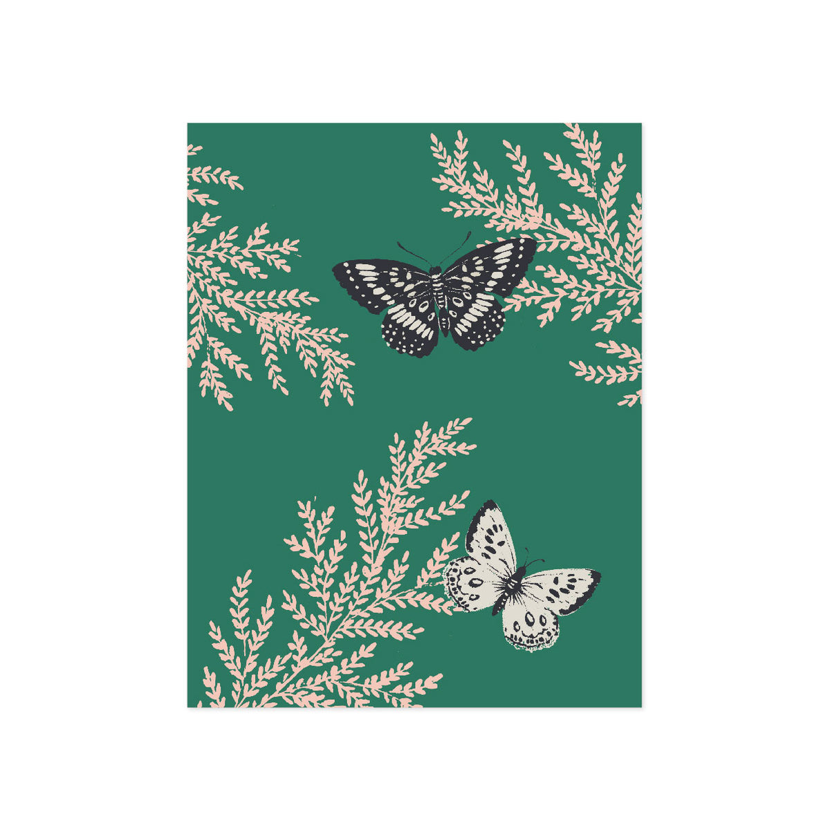Butterfly Fern Greeting Card