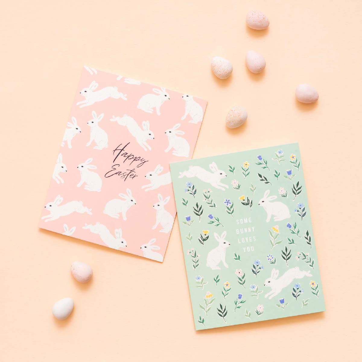 Happy Easter Bunny Greeting Card