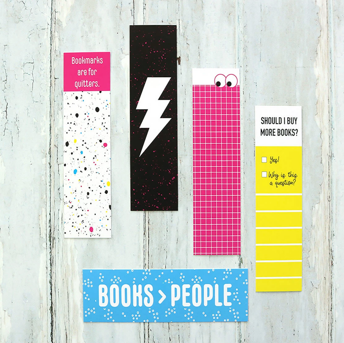CMYK Bookmark Set of 5