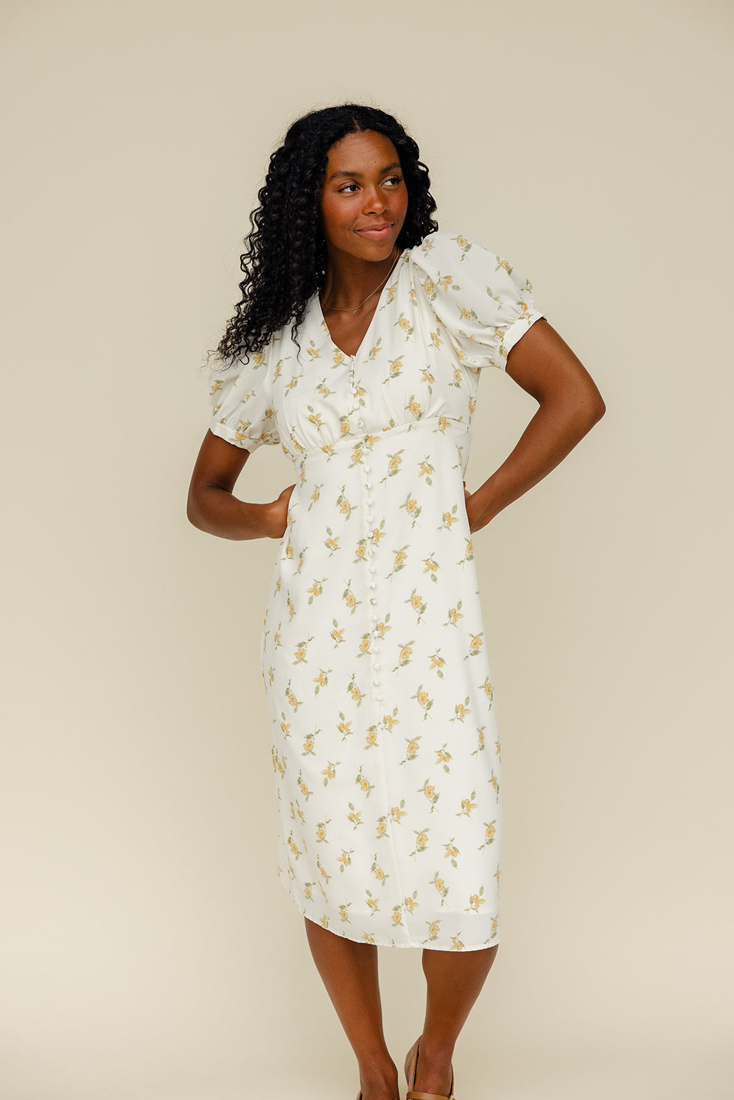 A New Start Button Dress