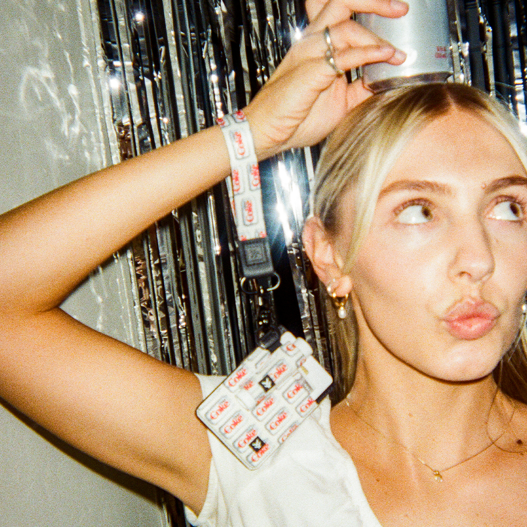 Diet Coke Cans - Wristlet Keychain