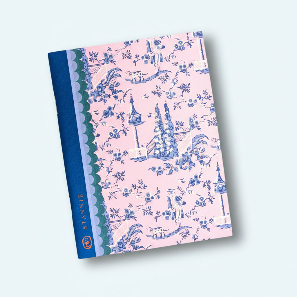 Perfectly petite companion for your musings and mid-day meanderings. These treasures measure 4.25" x 5.5" and are the perfect size for tucking into a bag or keeping on a nightstand for whenever inspiration strikes. Whether you are gifting them to a friend or keeping them for your own calm, slow moments of creativity, these notebooks are a delightful addition to any desk or shop collection.