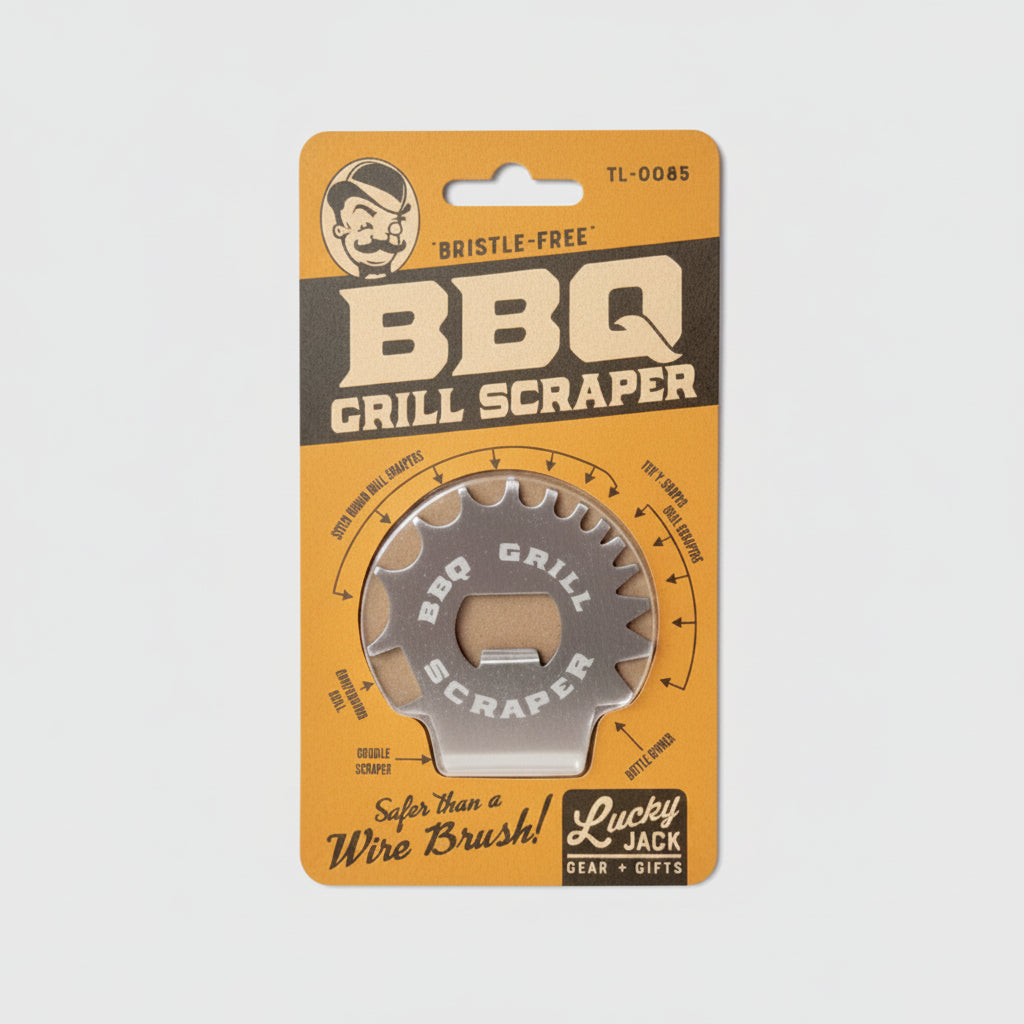 Universal Grill Scraper – Bristle-Free BBQ Tool