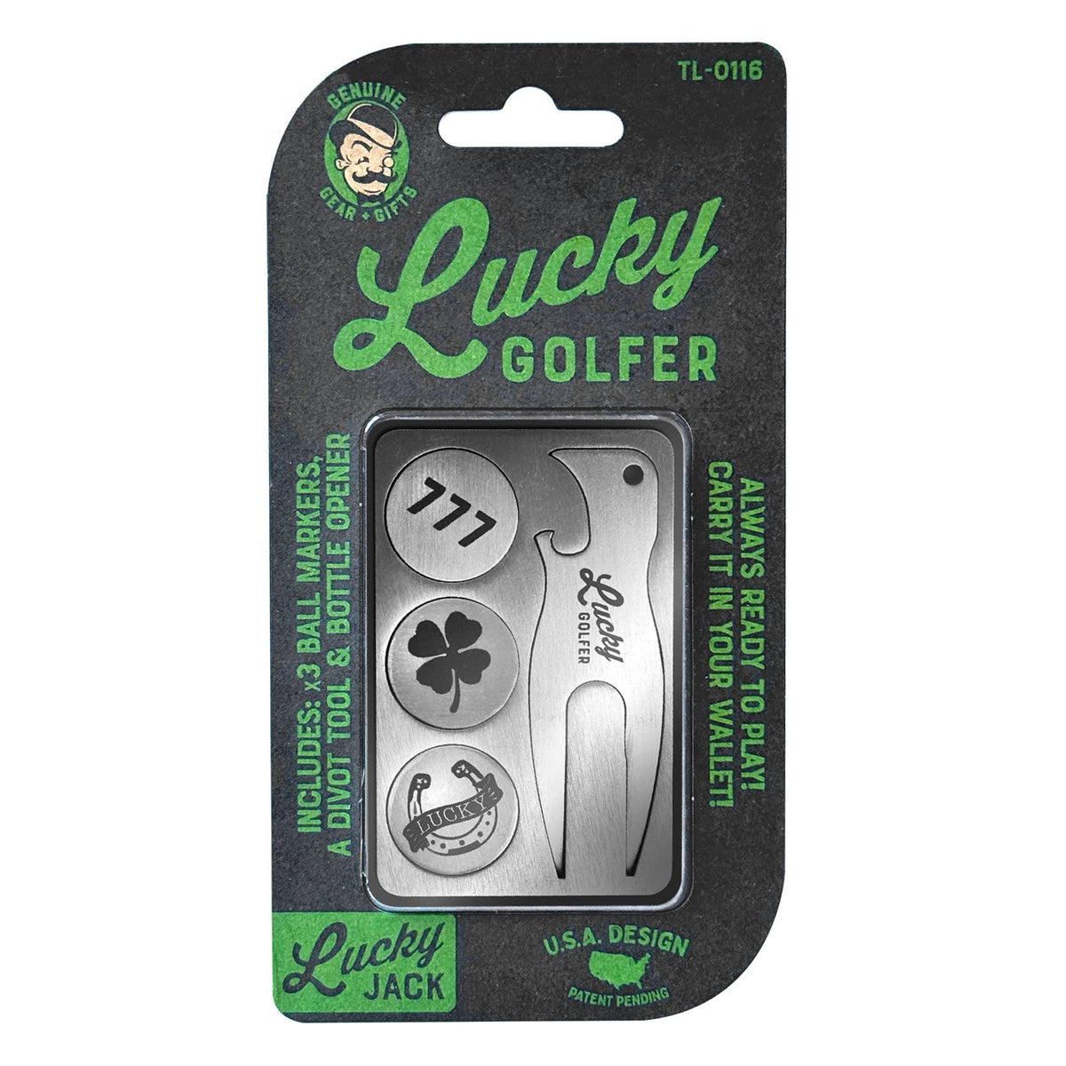 Lucky Golfer Adventure Card –  Golf Multi-Tool