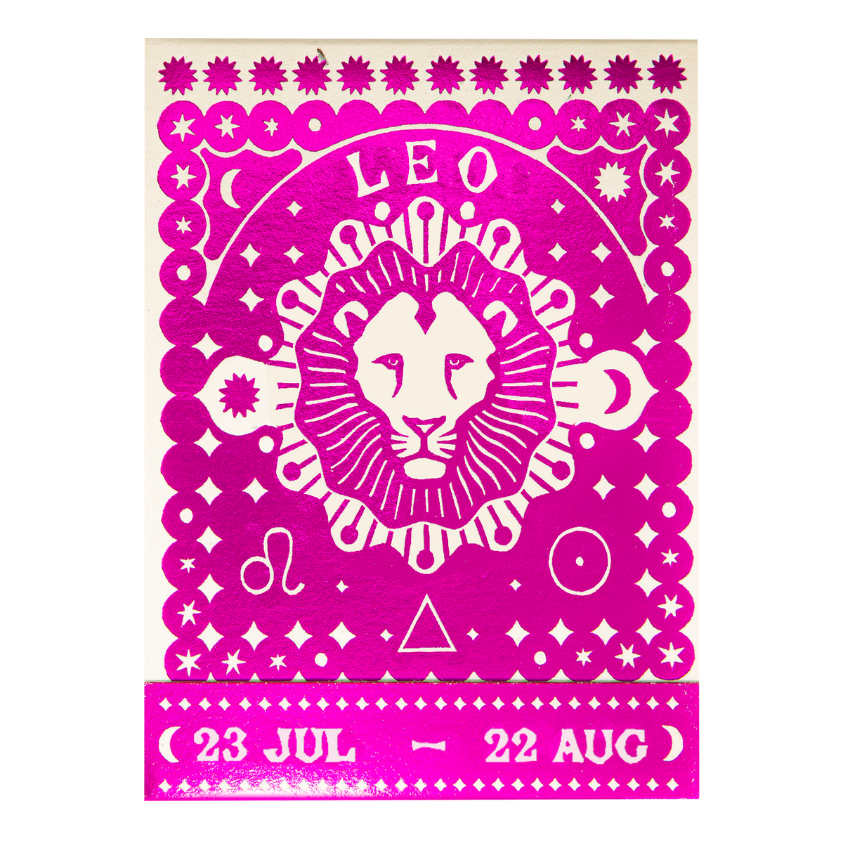 Leo Zodiac Matchbook