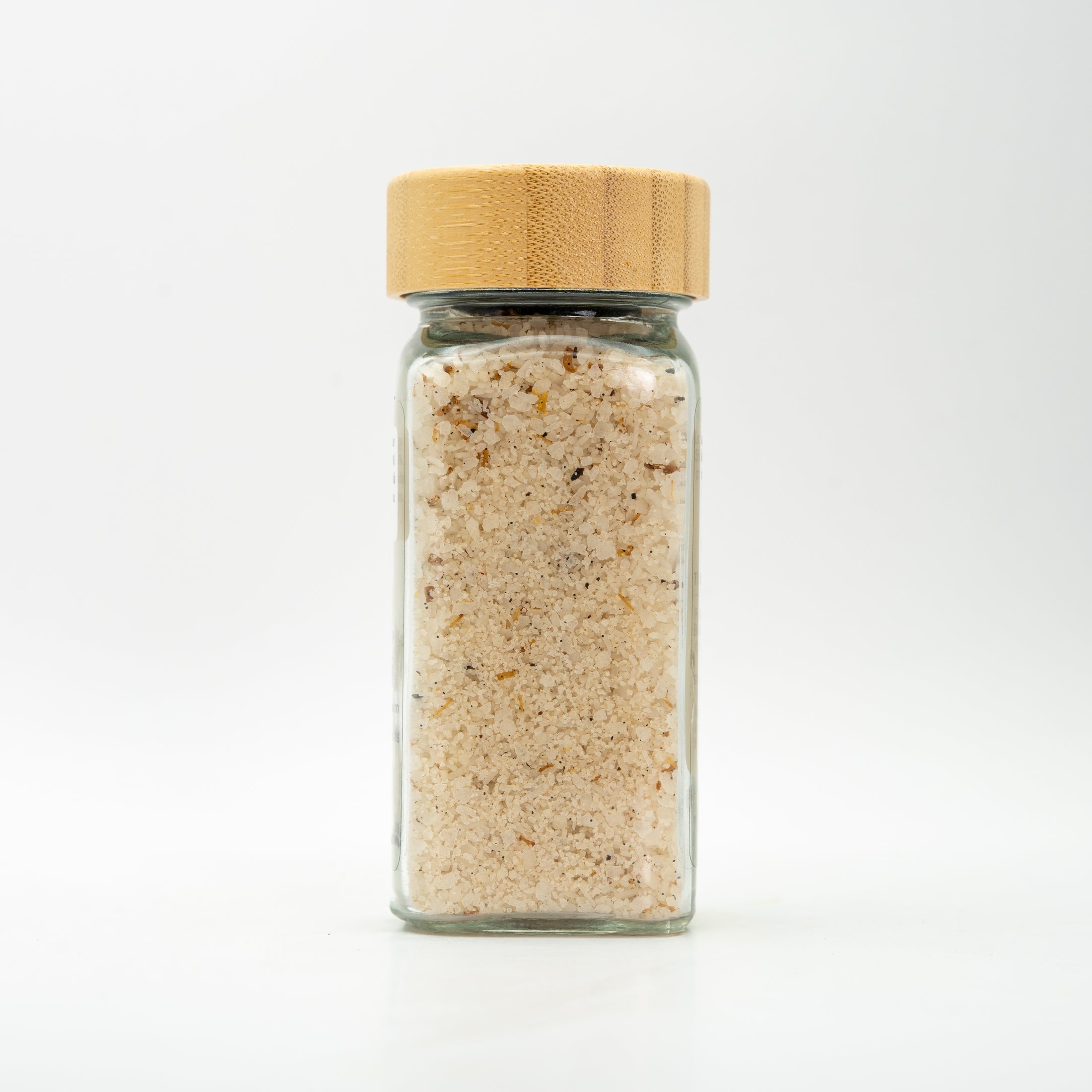 Unlabeled jar of salt. 