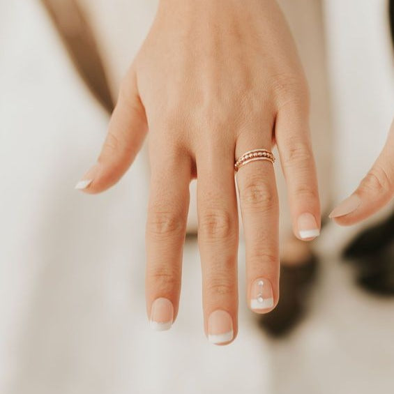 Micah Gold Filled Stacking Ring - Mauve Jewelry Co.