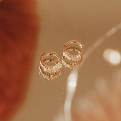 Ivy Diamond Hoops