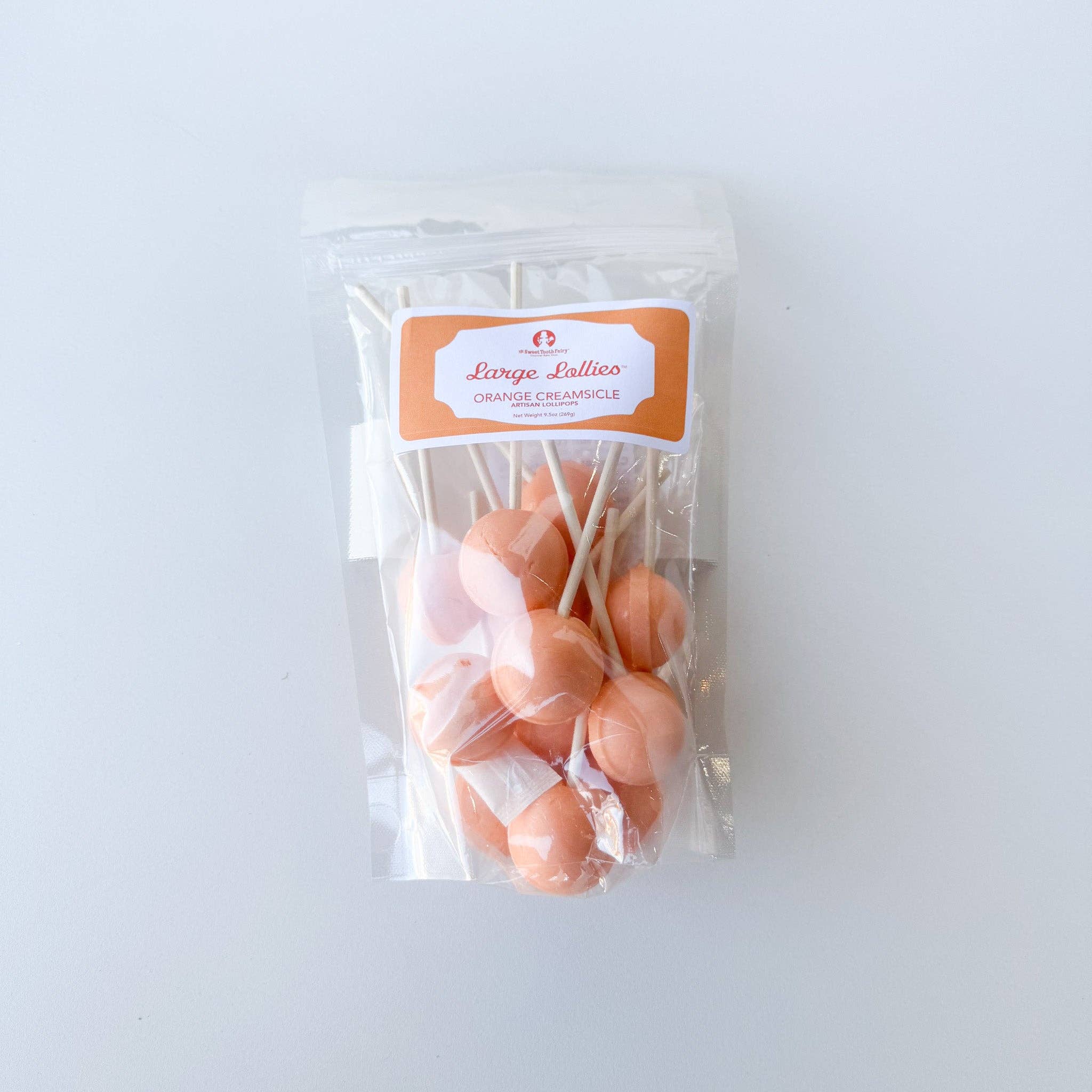 Orange Creamsicle Large Lollipop