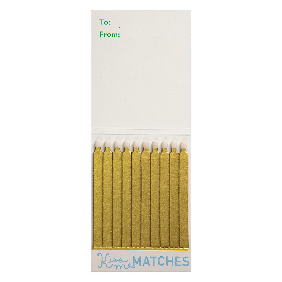 Mistletoe Kissing Matchbook
