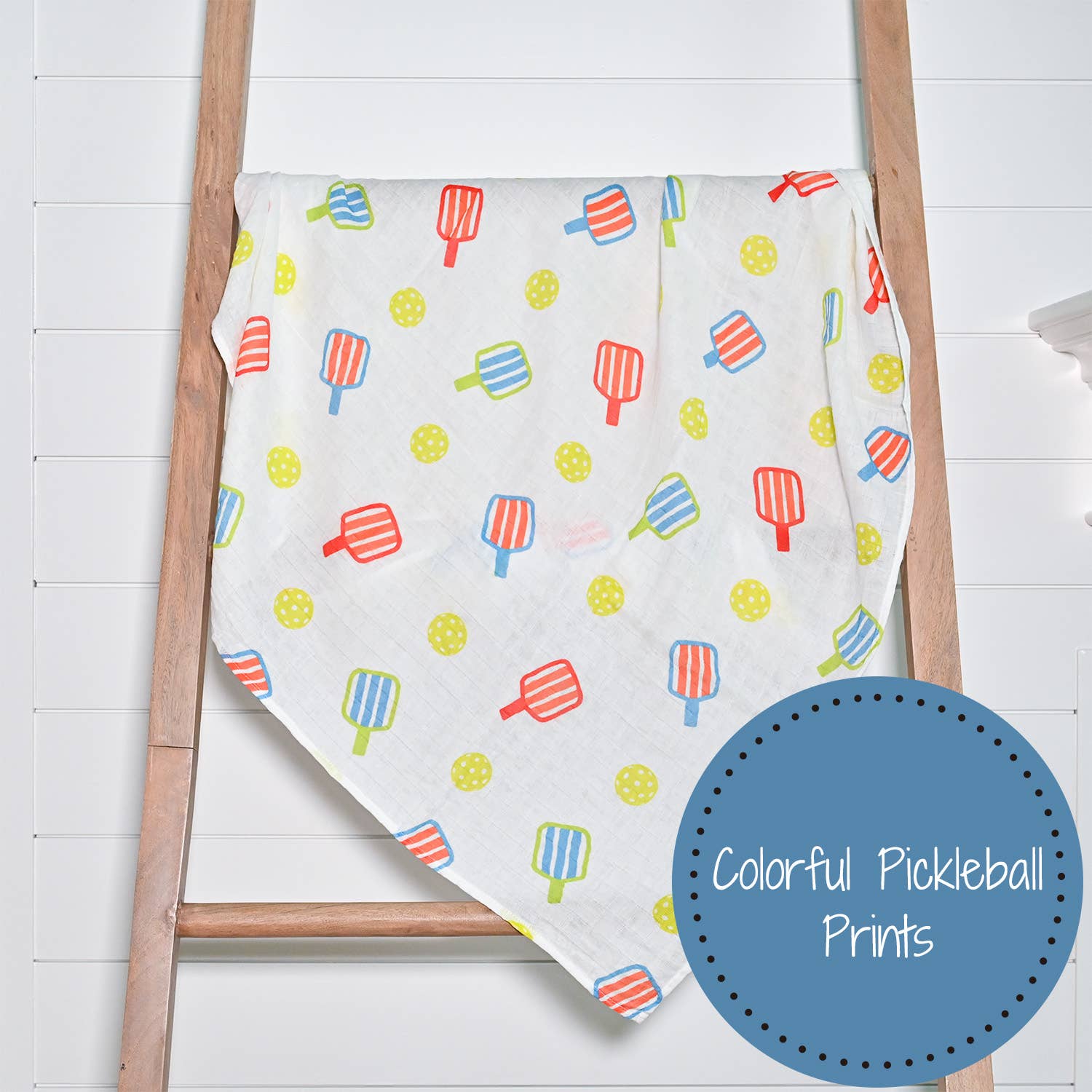 Baby Muslin Swaddle Blanket - I Have Pickleball