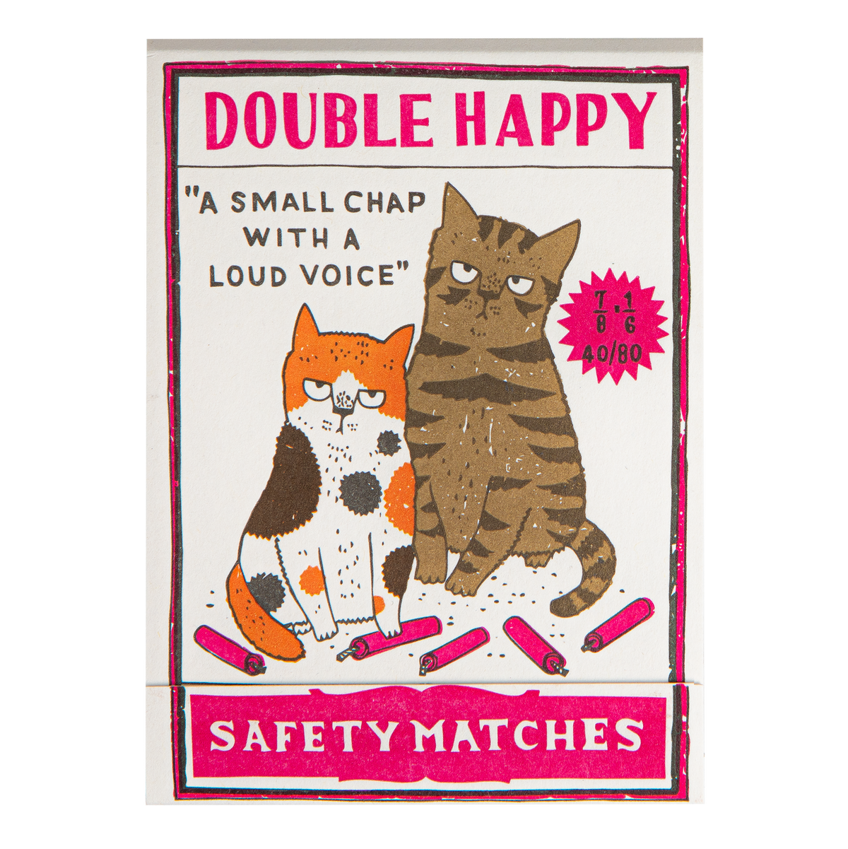 Double Happy Kitten Matchbook