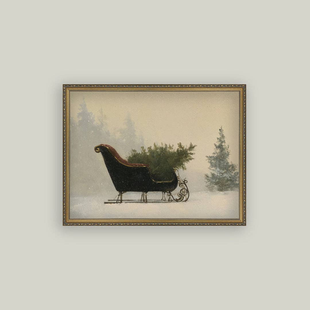 Classic Sleigh Art Print