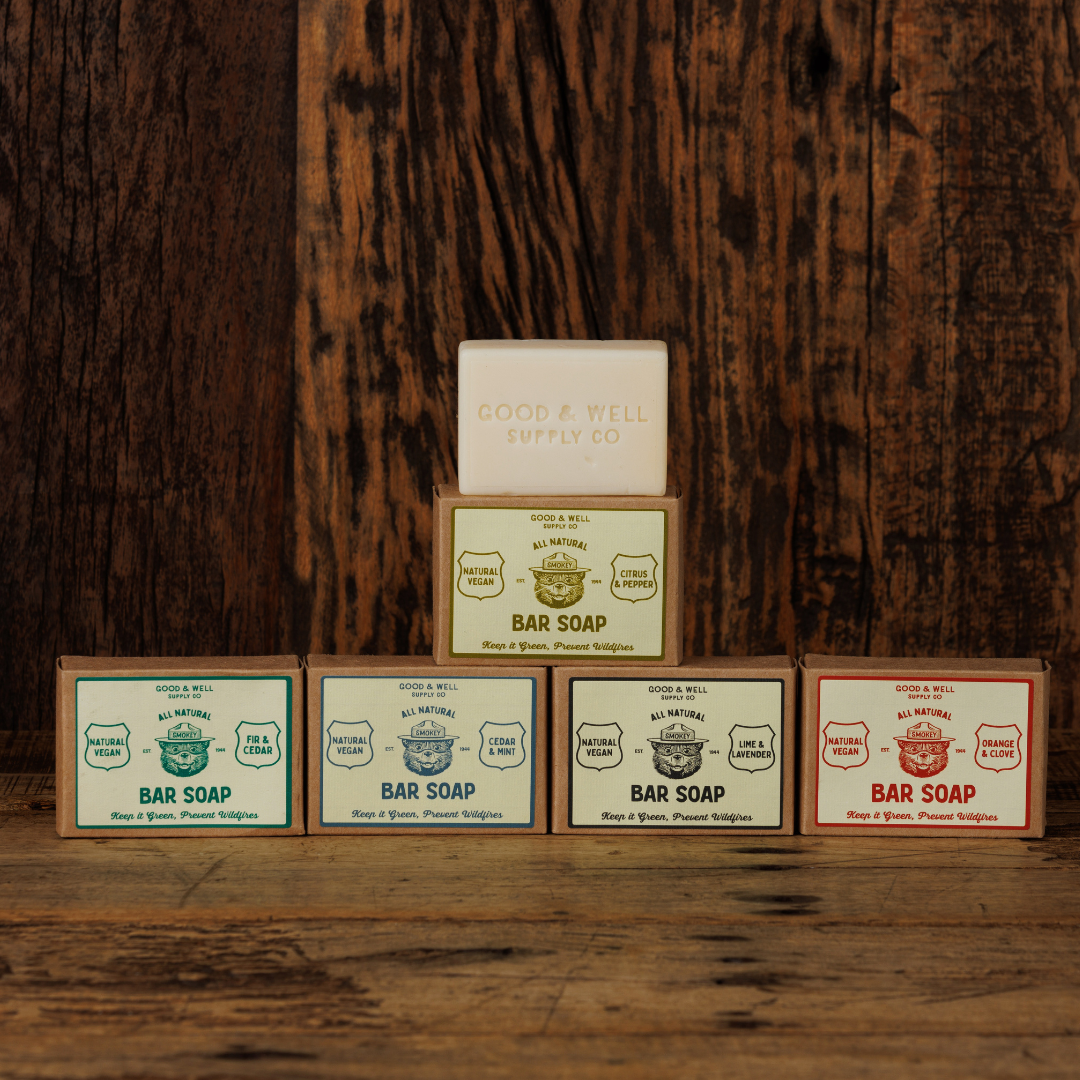 Smokey Bear Bar Soap - Cedar & Mint