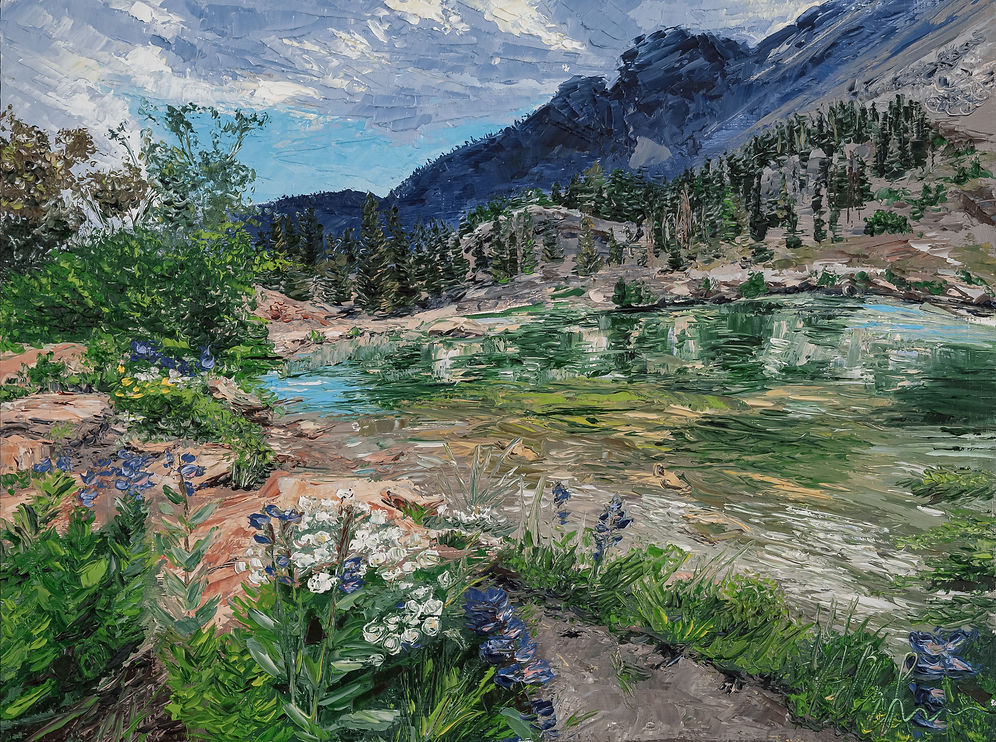 Cecret Lake (Albion Basin) Print