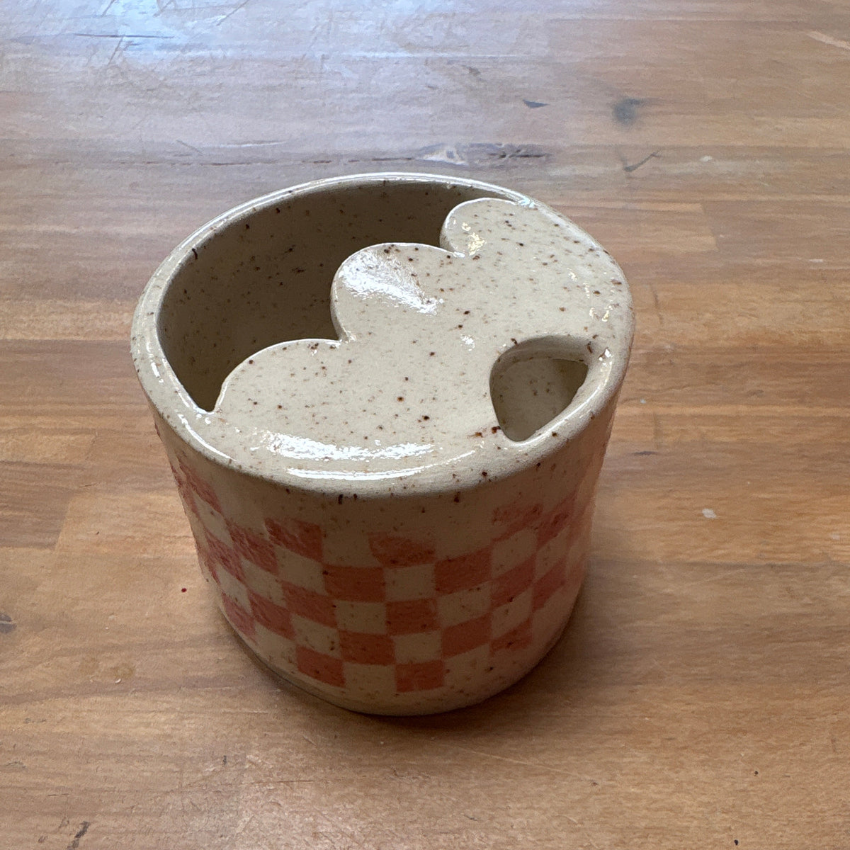 Checkered Travel Cup