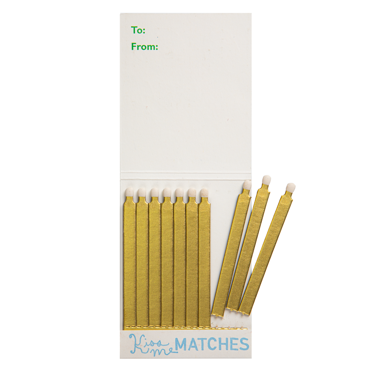 Mistletoe Kissing Matchbook
