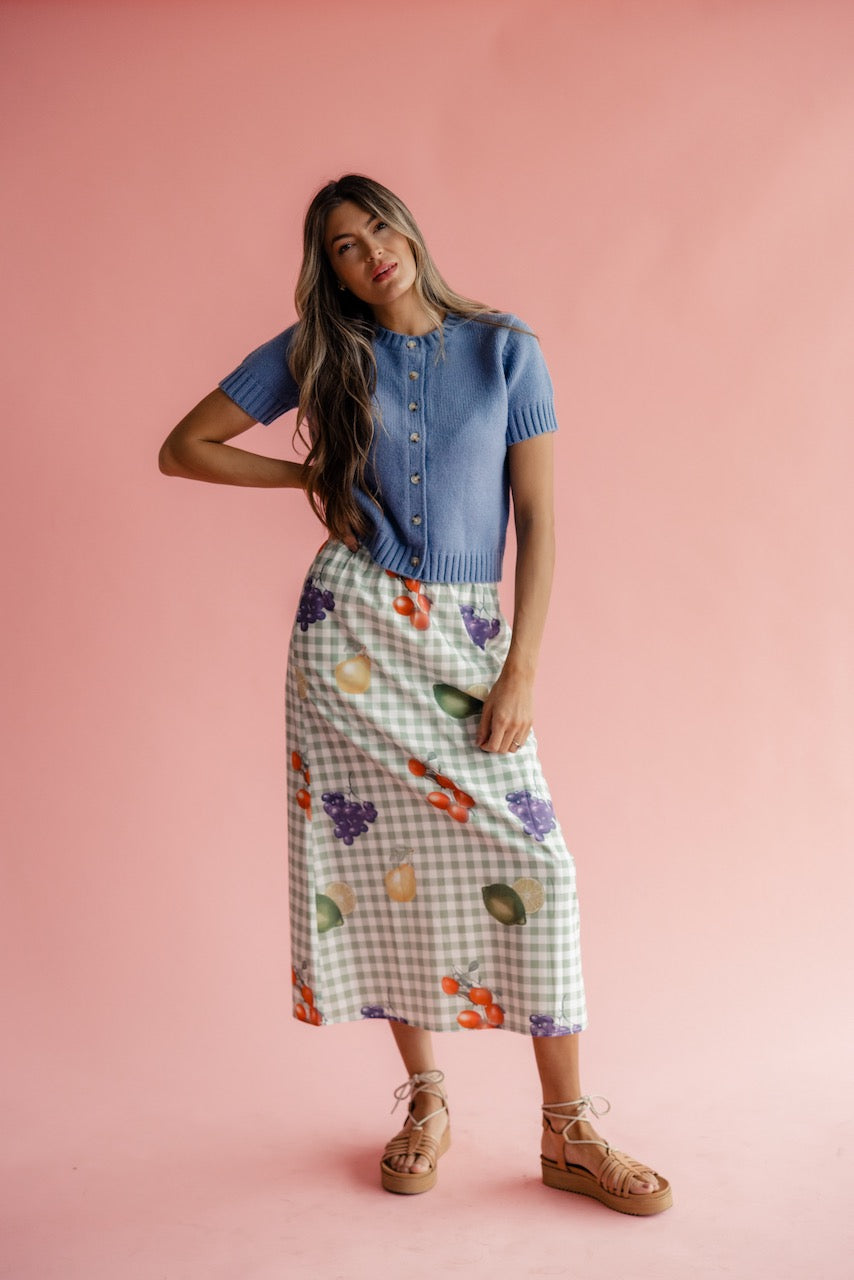 Fresh Picked Gingham Skirt