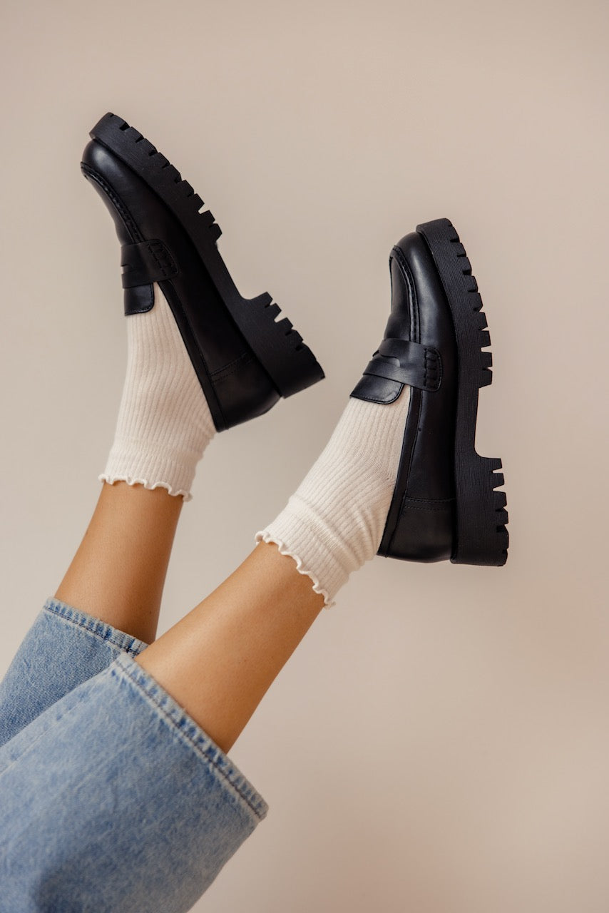 Hutch Lug Sole Loafers