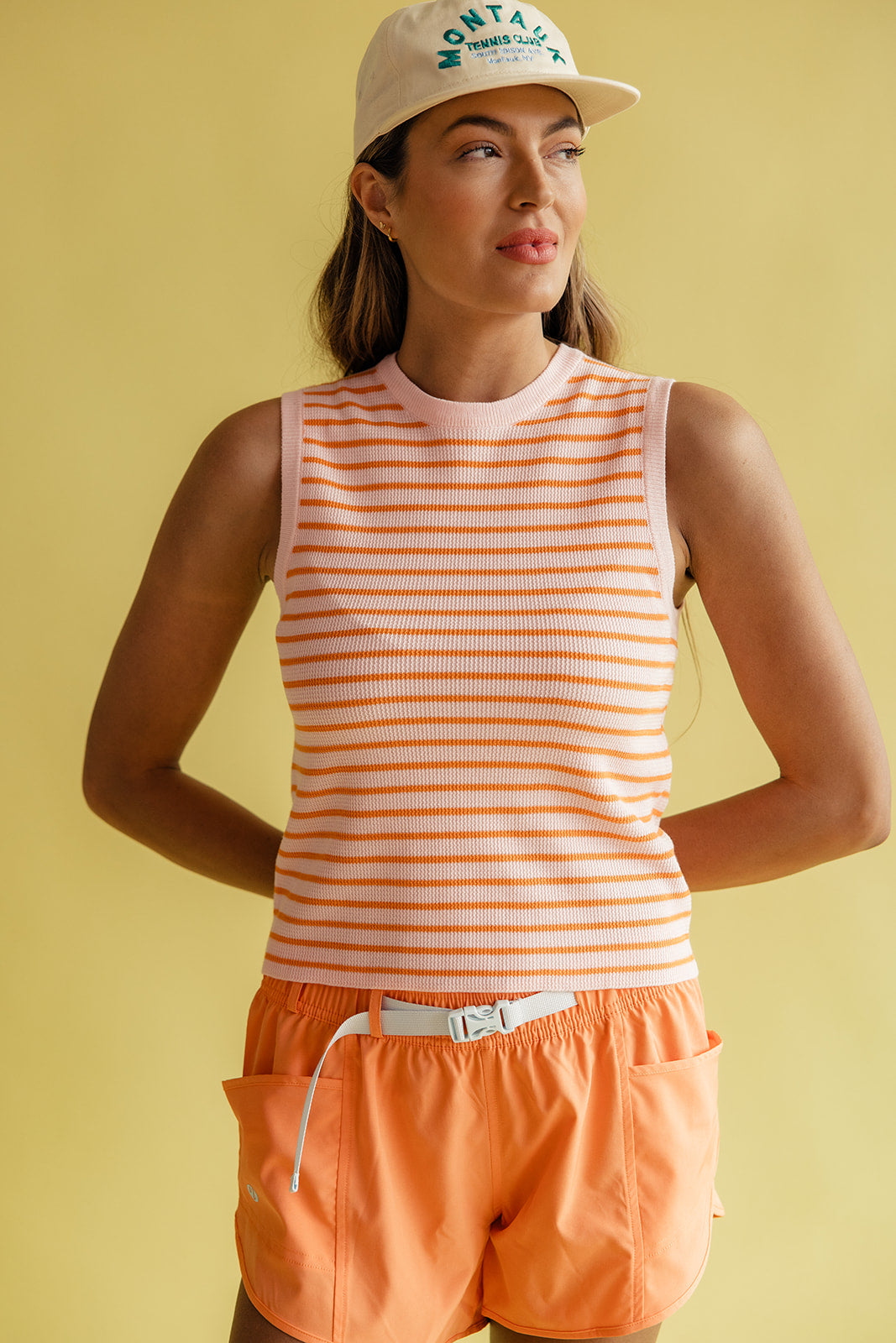 Lenny Striped Sweater Tank