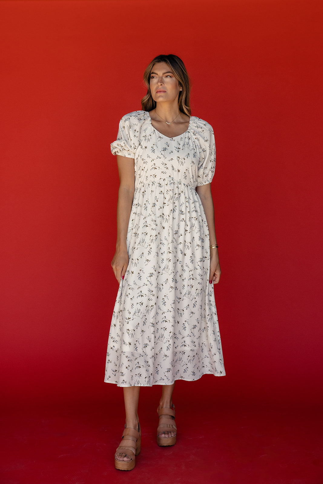 Into The Light Floral Midi