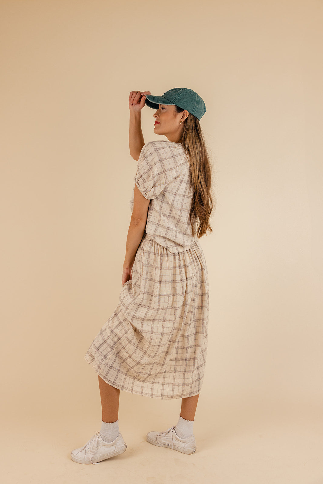Coretta Plaid Skirt