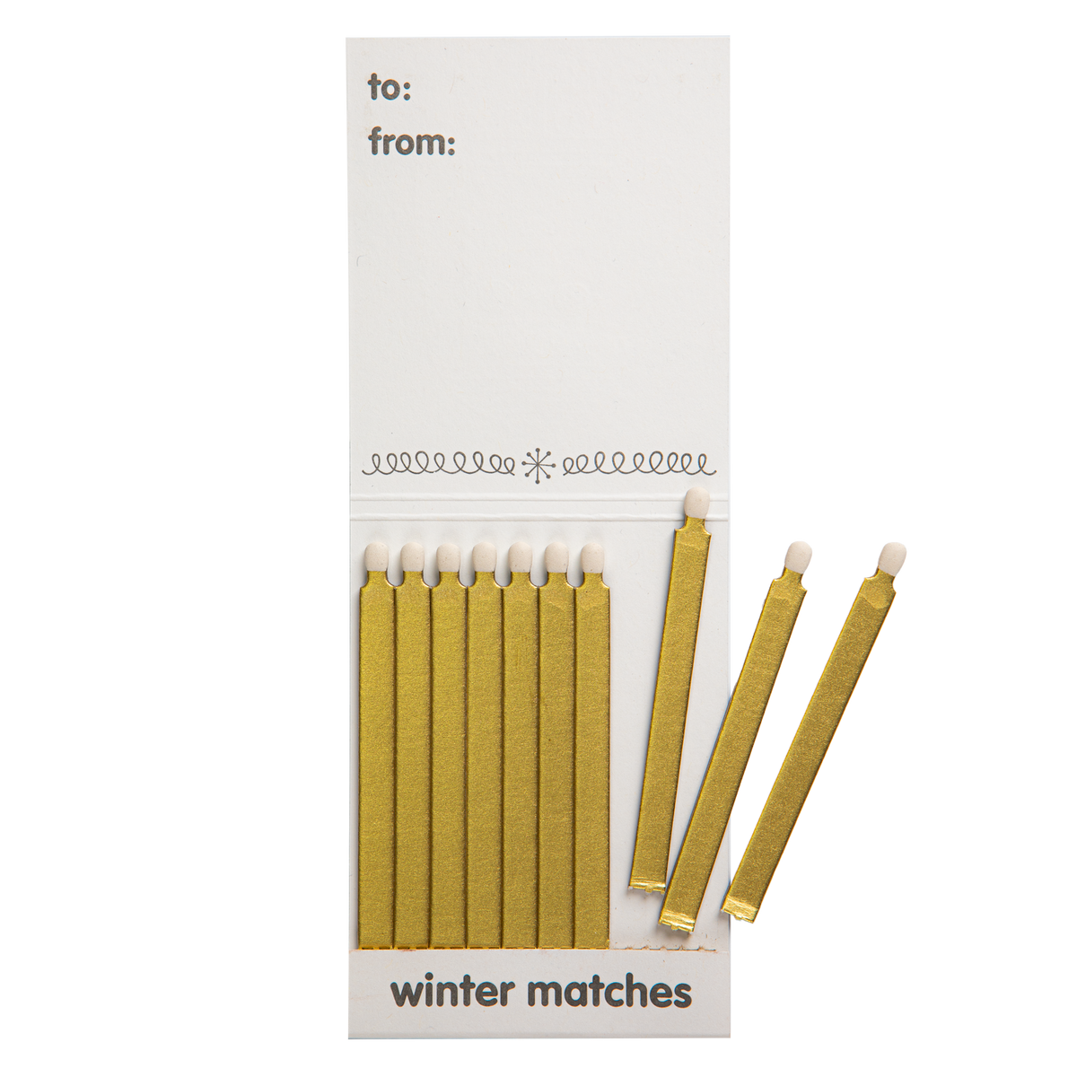 Winter Dog Matchbook