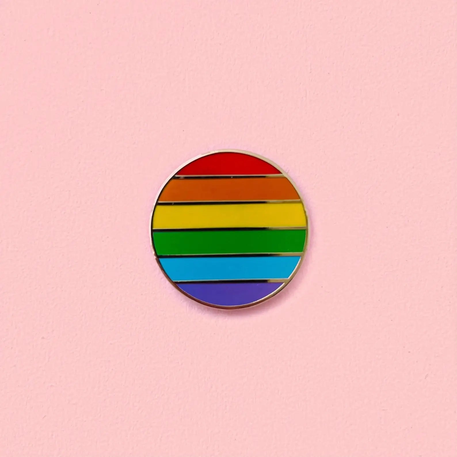 Pride Circle Enamel Pin