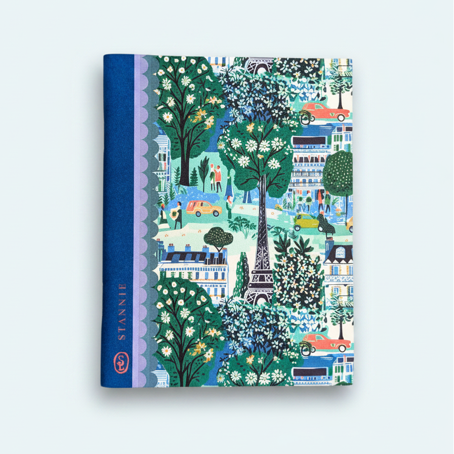Perfectly petite companion for your musings and mid-day meanderings. These treasures measure 4.25" x 5.5" and are the perfect size for tucking into a bag or keeping on a nightstand for whenever inspiration strikes. Whether you are gifting them to a friend or keeping them for your own calm, slow moments of creativity, these notebooks are a delightful addition to any desk or shop collection.