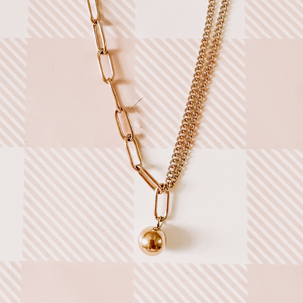 Ball and Chain Necklace