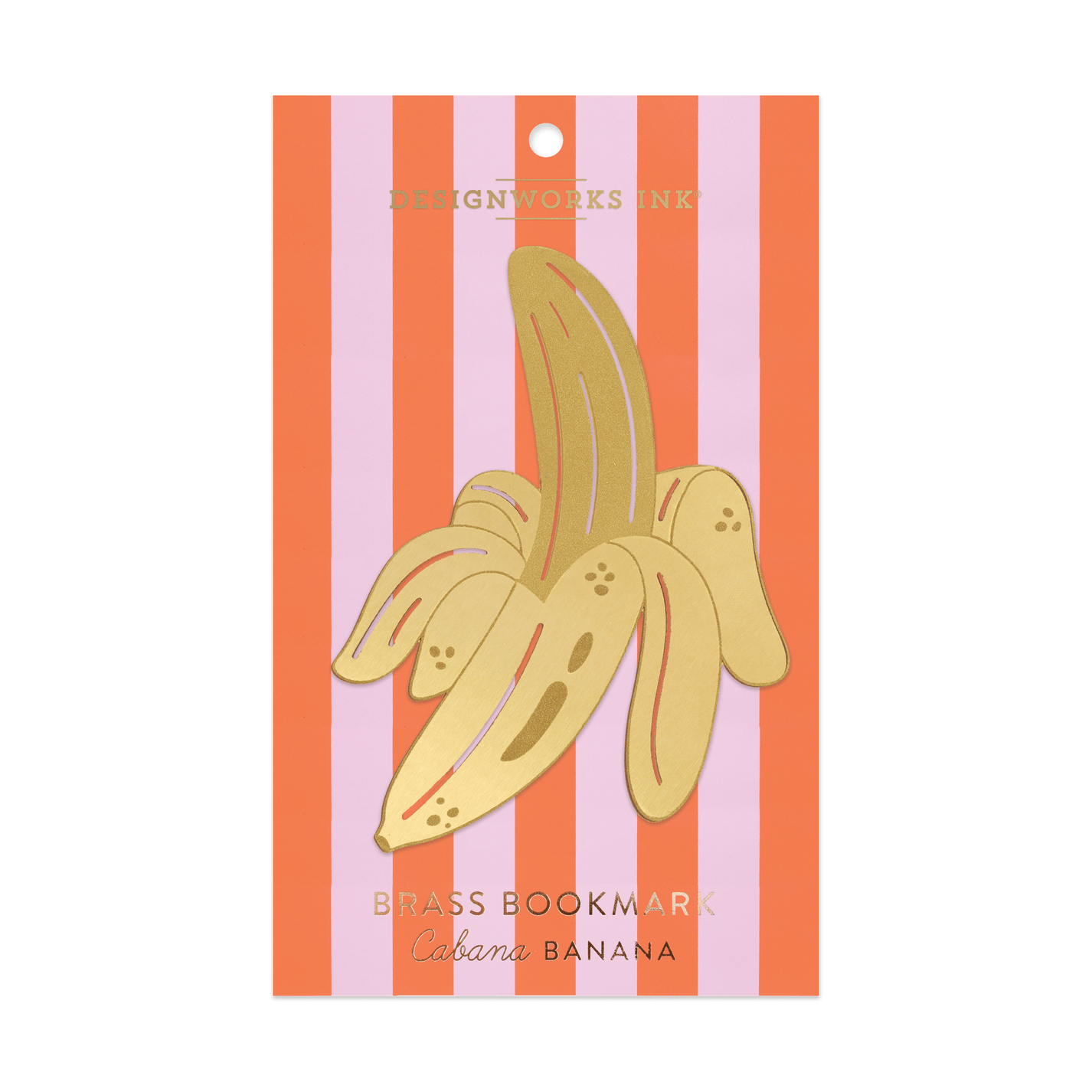 This shiny book accessory is designed to be charming yet efficient. Whether it’s that new novel you’re speed-reading before the series drops or the daily diary you’re using to keep track of your plant babies, this bookmark will keep your current page for whenever you’re ready to pick back up again. With a coated gold finish and a playful shape, this bookmark makes a sophisticated gift with a hint of quirk for book enthusiasts and autobiographers alike.