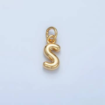 Mini Balloon Letter Charms