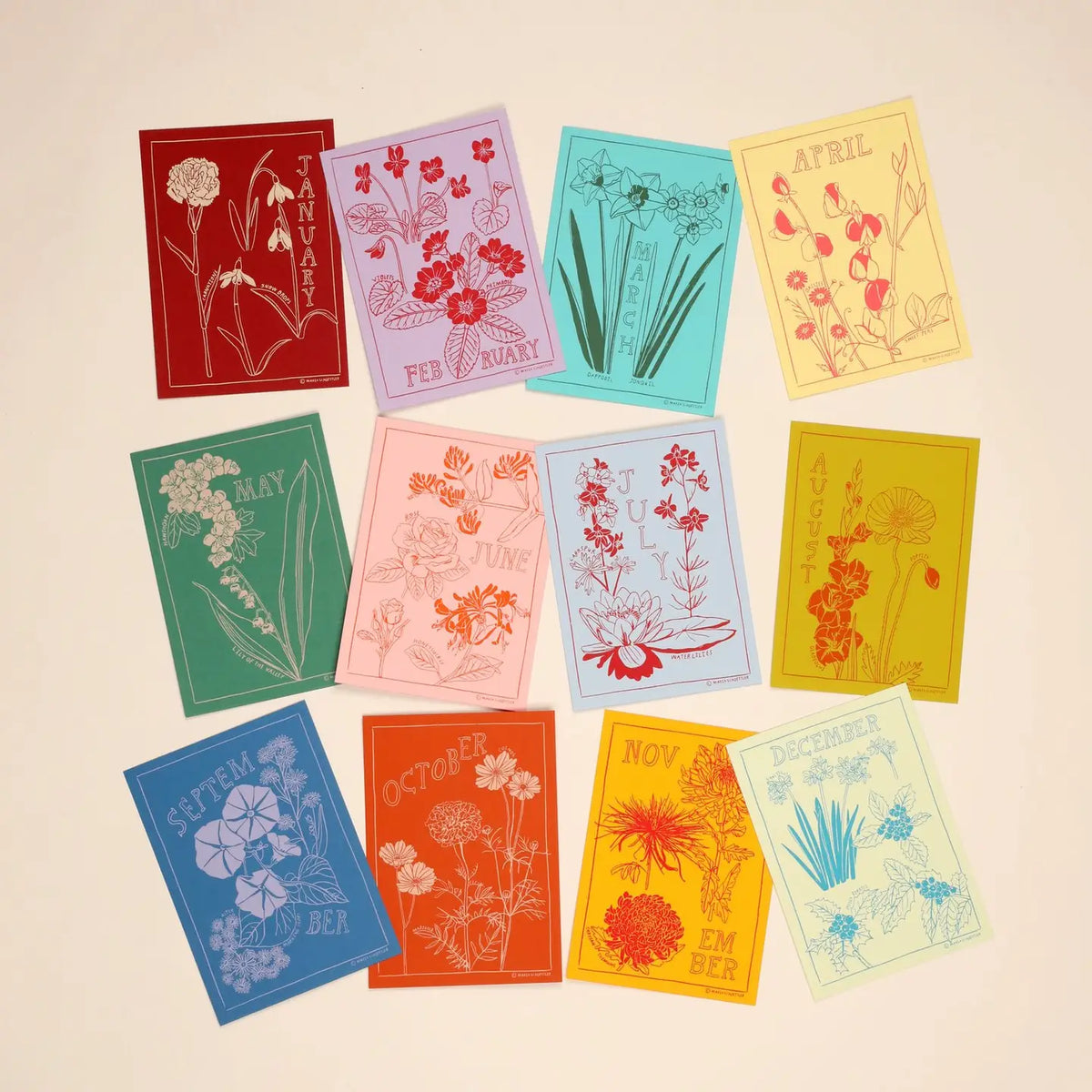 Birth Month Flower Print/Card