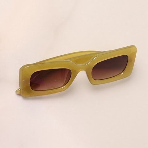 Women's Bold Rectangular Sunglasses - 7 Color Choices