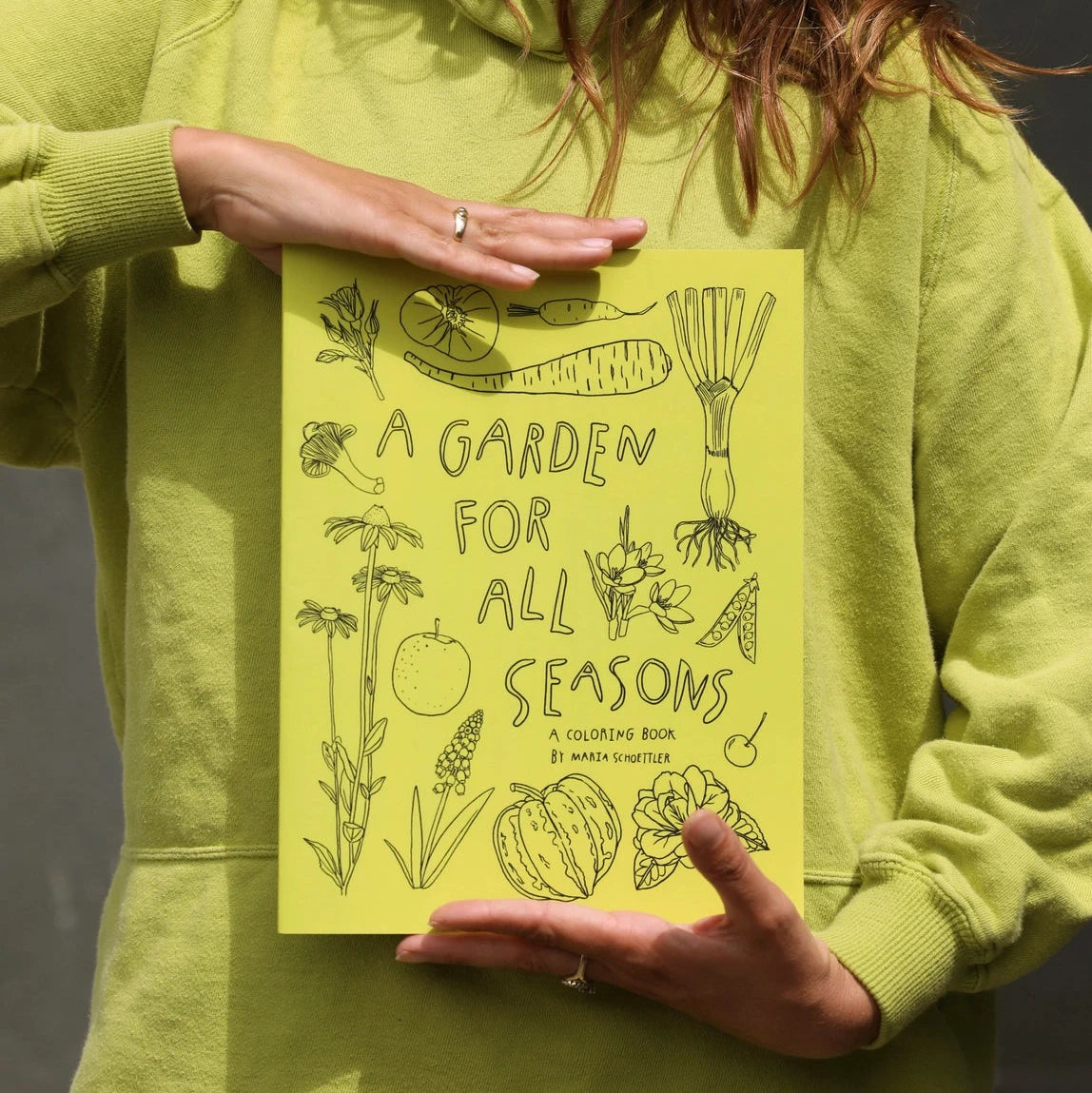An all-ages coloring book that promotes getting to know the seasons through plants and flowers. A 24-page coloring book featuring what might be blooming, growing or ripe throughout every season of the year. Fruits, vegetables and flowers are depicted.

Comes bound in a Luxe Matte laminated cover for protection and durability.