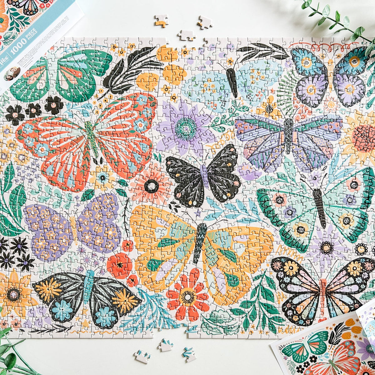 Butterfly Bouquet 1000 Pc Puzzle